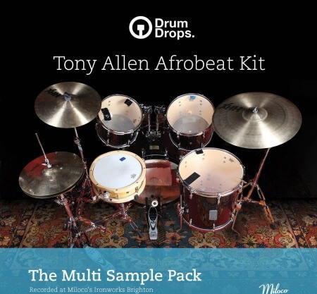 DrumDrops Tony Allen Afrobeat Kit: Multi Sample Pack MULTiFORMAT